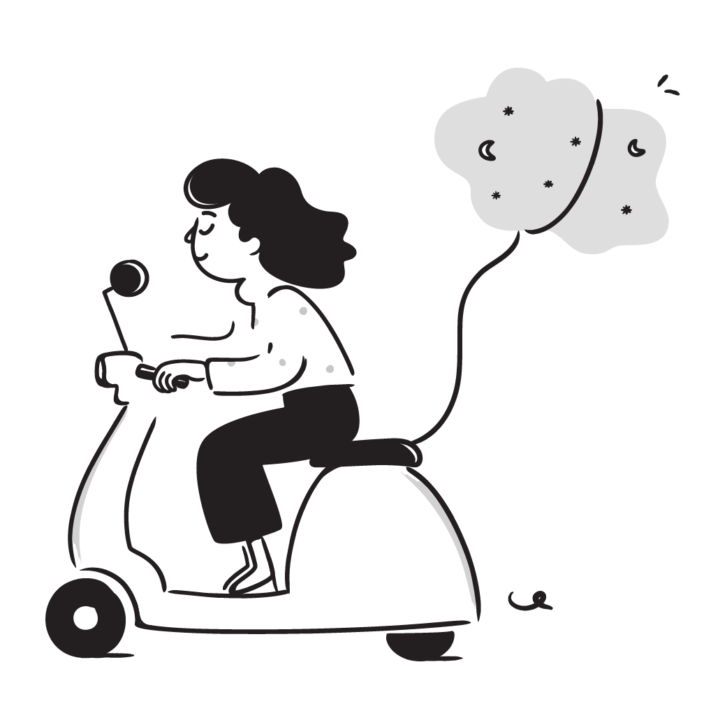ride a motocycle
